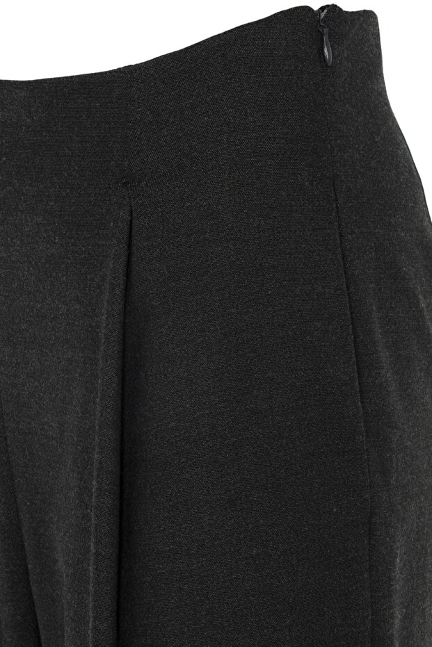 Regular Fit Boru Paça Pantolon-füme - 3