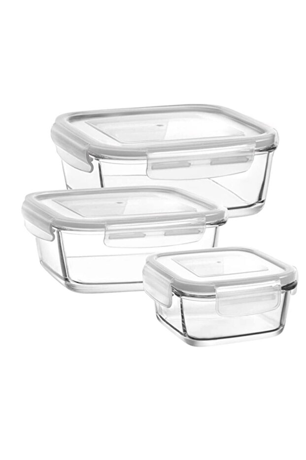 مجموعة حاويات تخزين فريسكو مكونة من 3 قطع - 2