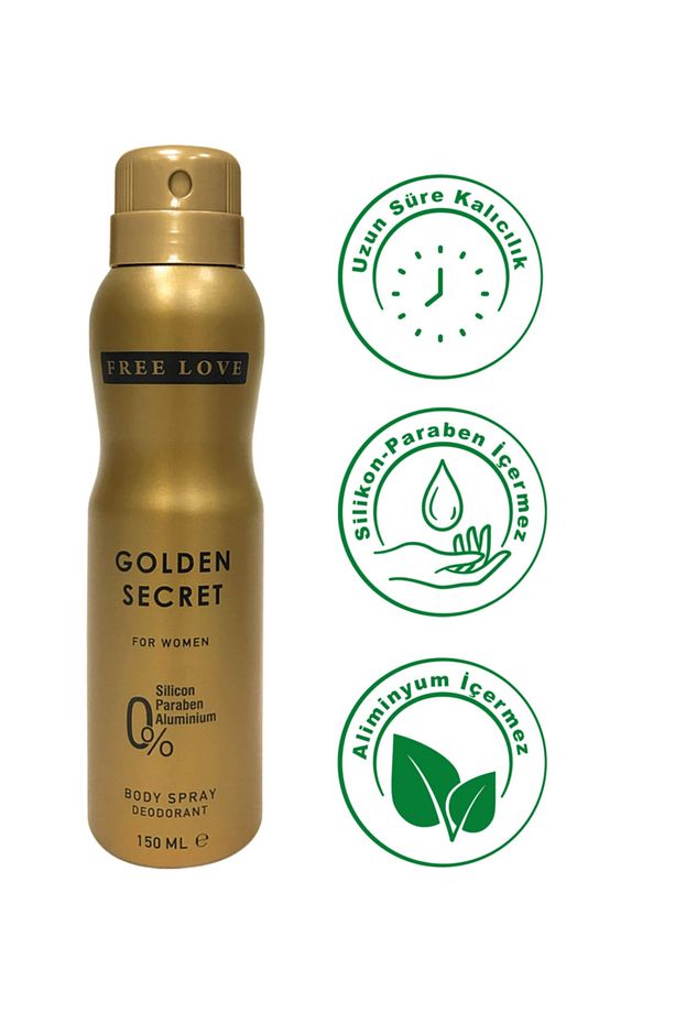 Golden Secret Edp Kadın Parfüm 100 ml Ve Deodorant 150 ml  3 Adet - 4