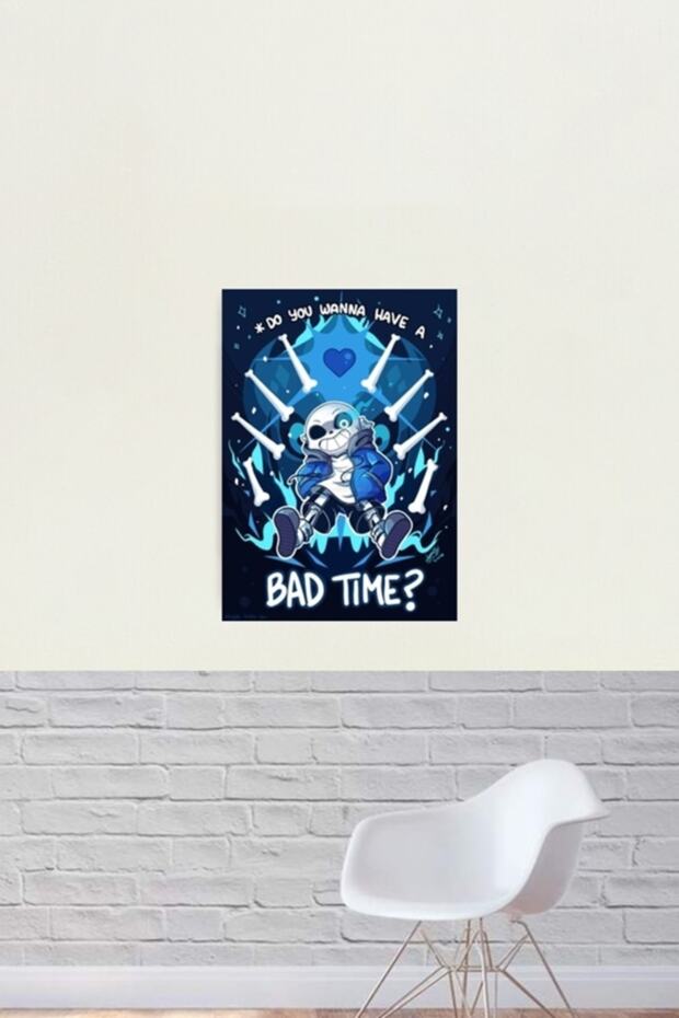 Undertale Tablo Ahşap Poster Dekoratif - 2
