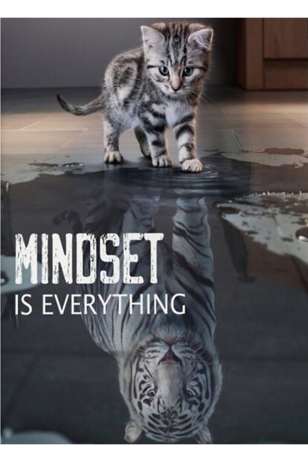 Mindset Everything Impossible Painting Wooden Poster Decorative