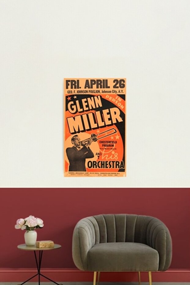 Program Music Table Wood Poster Decorative - 2