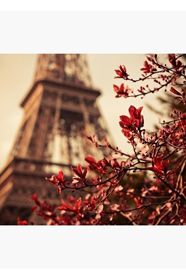 Eiffel Painting Wood Poster Decorative