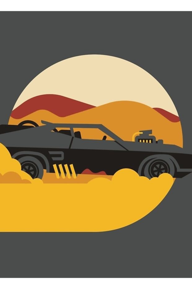 Interceptor Painting Wooden Poster Decorative