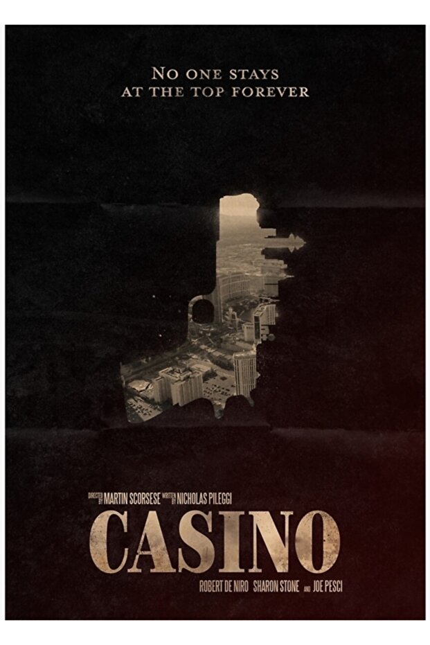 Casino Table Wooden Poster Decorative
