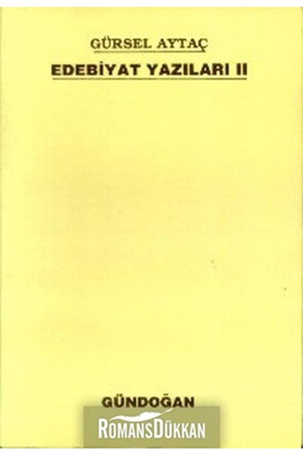 Edebiyat Yazıları 2