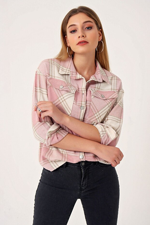 Kadın Pembe Gömlek - 3