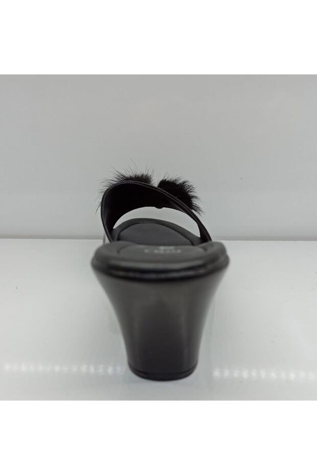 Kadın Siyah Terlik - 4