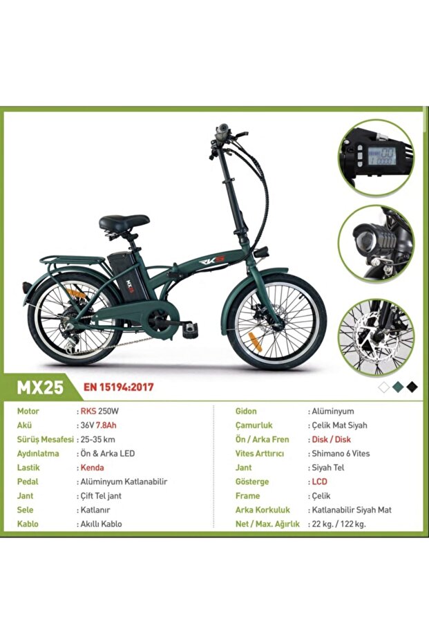 Mx25 Elektrikli Bisiklet - 2