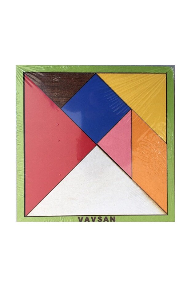 Ahşap Tangram 7 Parça Yerli Üretim - 1