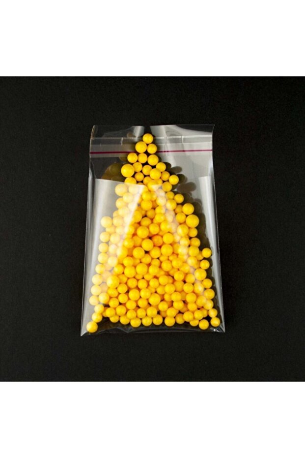 100 Adet 13x25 Opp Jelatin Bantlı Yapışkanlı Naylon Poşet - 3