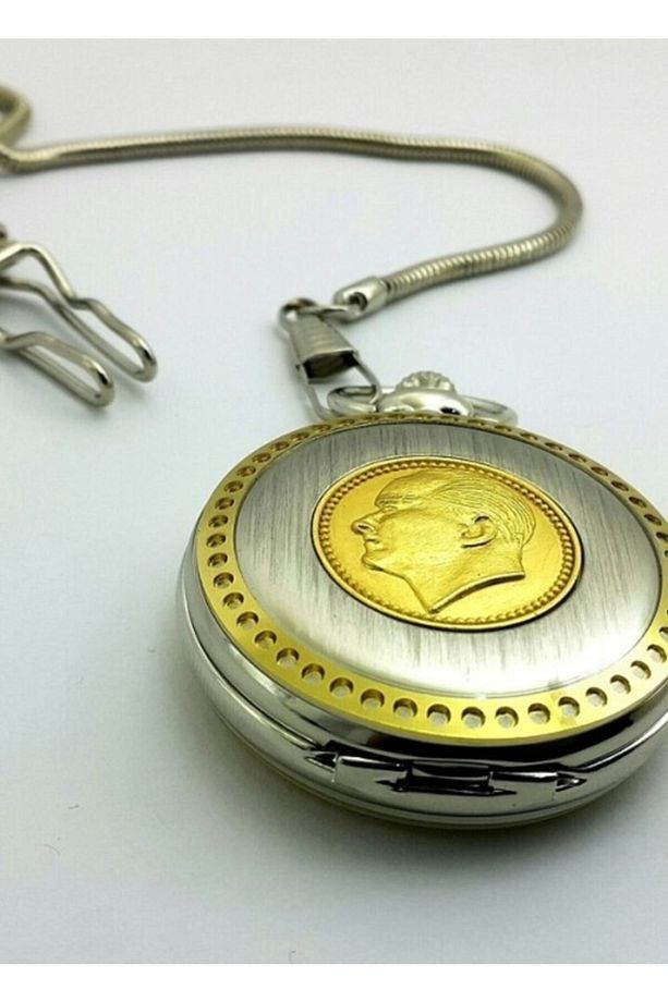Mustafa Kemal Atatürk Resimli Imzalı Cep Saati - 2