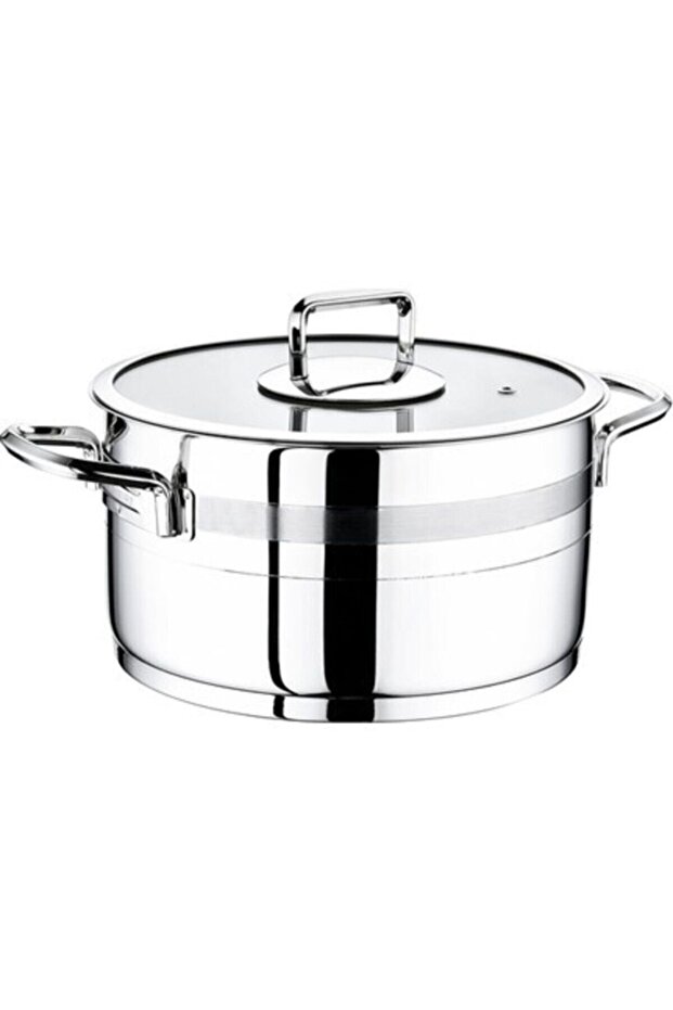 وعاء فولاذي مسطح مقاس 26 سم من الياقوت S-1391