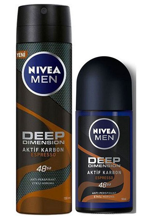 Men Deep Dimension Espresso Roll-on 50 Ml + 150 Ml Deodorant - 1