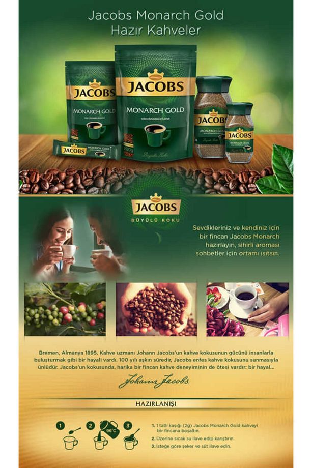 Monarch Gold Kahve Eko Paket 200 gr - 2