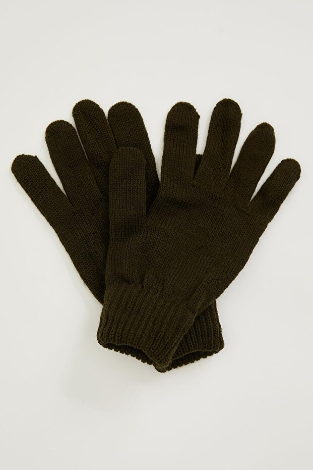 Erkek Basic Triko Eldiven - 1