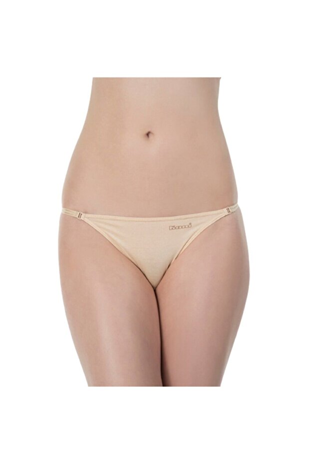 Kadın Bej Basıc 2'li Tanga 1009 - 1