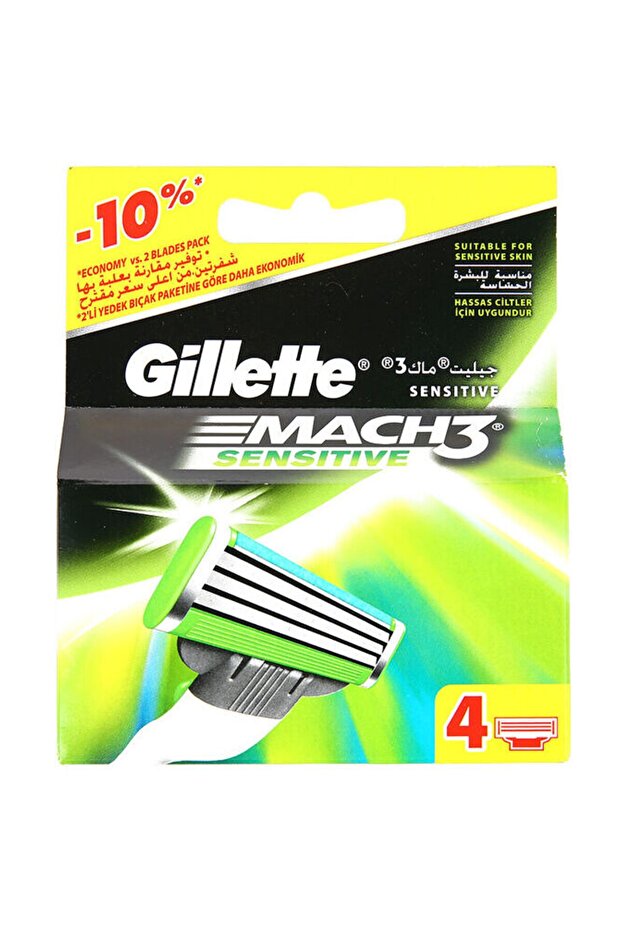Mach3 Sensitive Yedek Tıraş Bıçağı 4'lü - 2