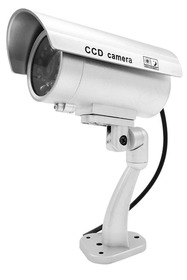 Gece Görüşlü Görünümlü Sahte Kamera Güvenlik Sistemleri Hırsız Caydırıcı Led Adm6567 - 1
