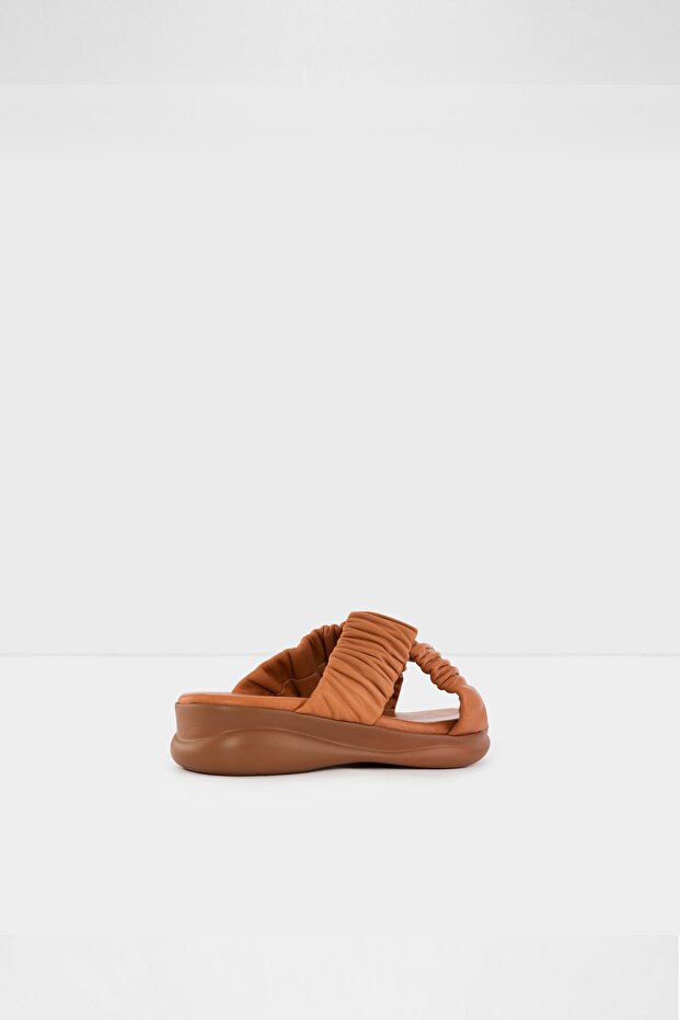 Halleın-tr-hakiki Deri Taba Kadın Terlik - 3