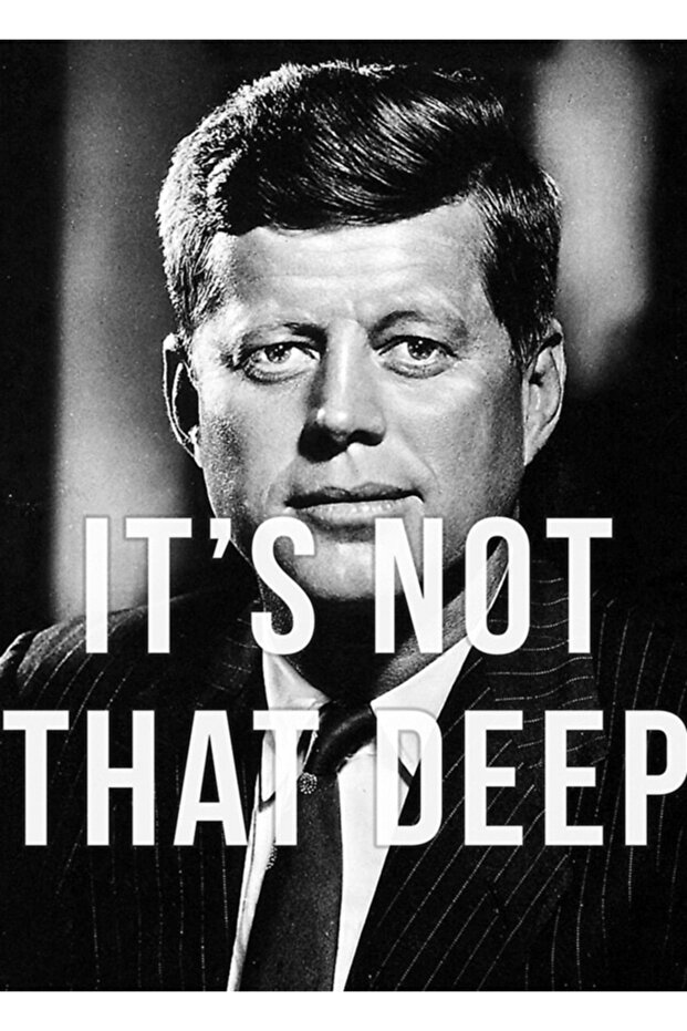 Not so Deep Painting Wooden Poster Decorative