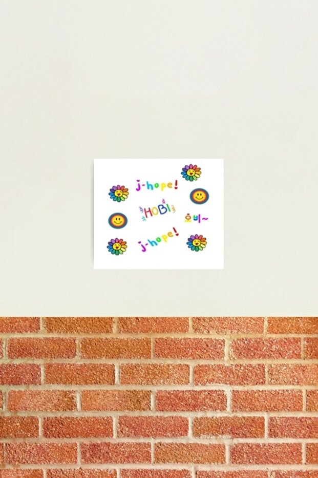 Jhope Rainbow Table Wooden Poster Decorative Code3640 - 2