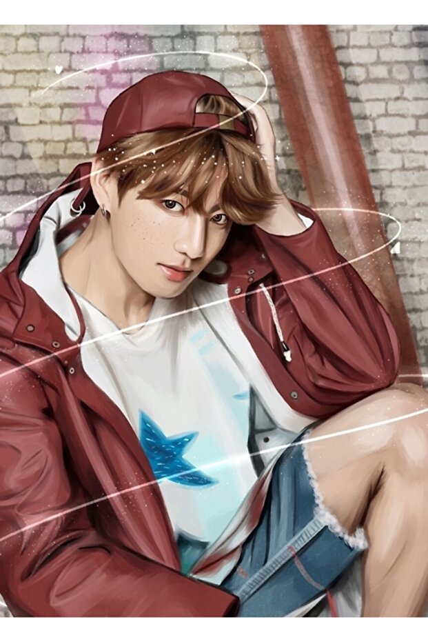 Jungkook Ynwa Painting Wooden Poster Decorative Code4159
