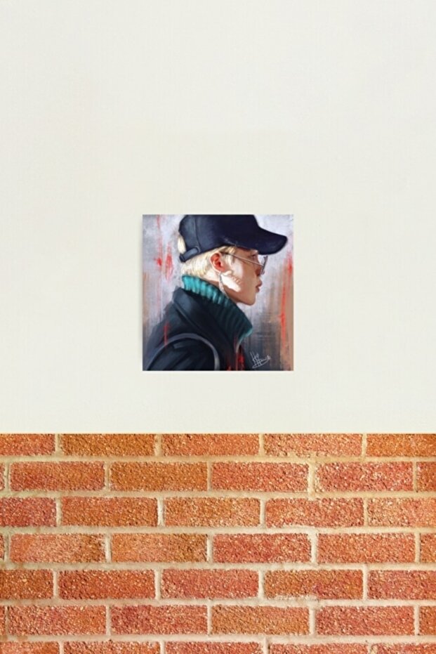 Poster decorativ din lemn Jimin Code5698 - 2