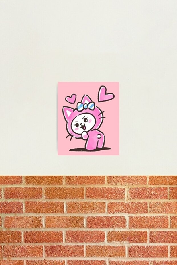 Poster decorativ din lemn Cabbıt Tablo Cod5635 - 2