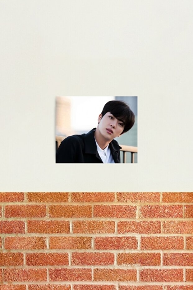 Hello Jin Tablo Poster decorativ din lemn Cod4629 - 2