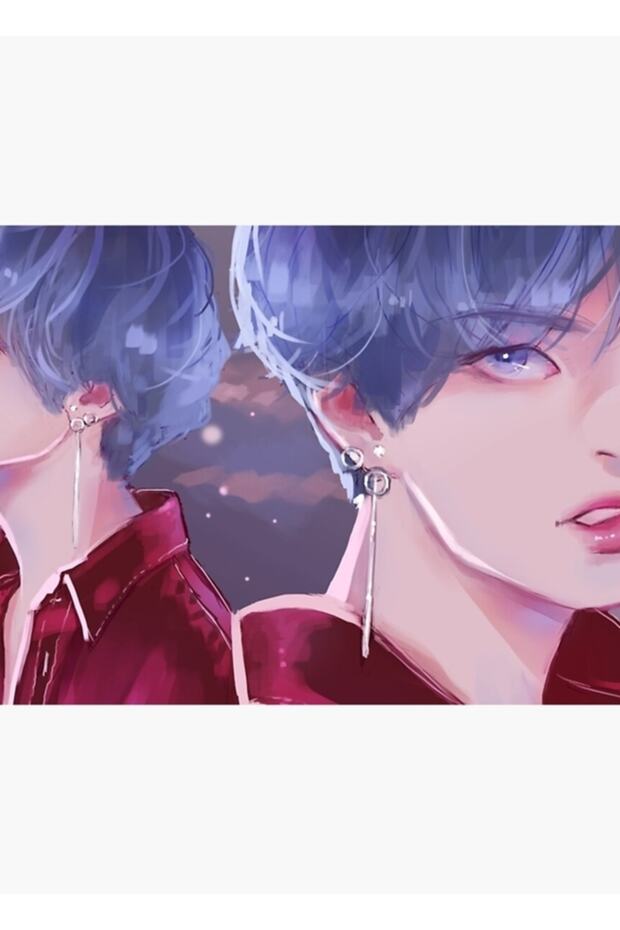 Taehyung Dna Table Wooden Poster Decorative Code4264