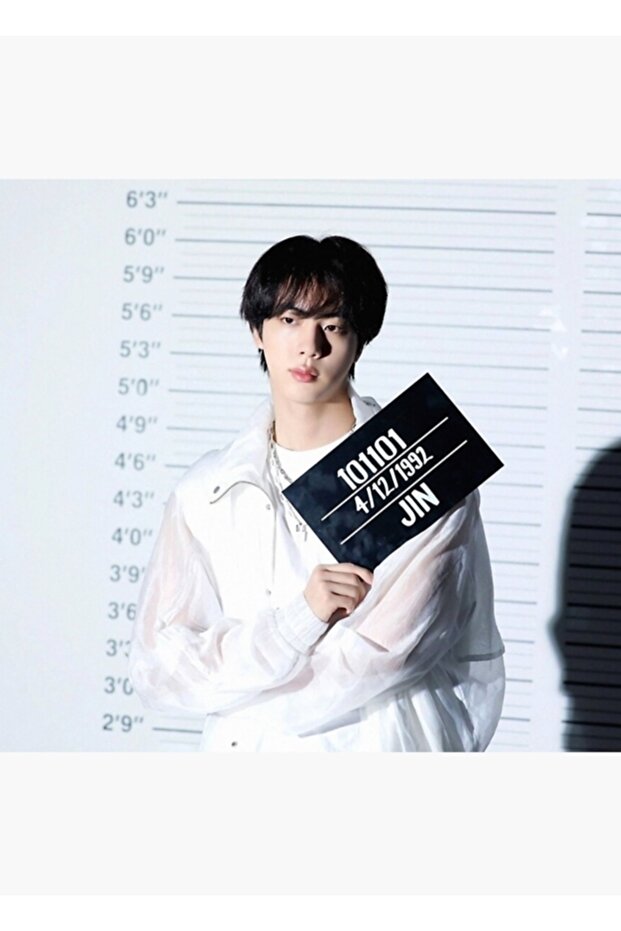 Jin Weverse Painting Wooden Poster Decorative Code4570
