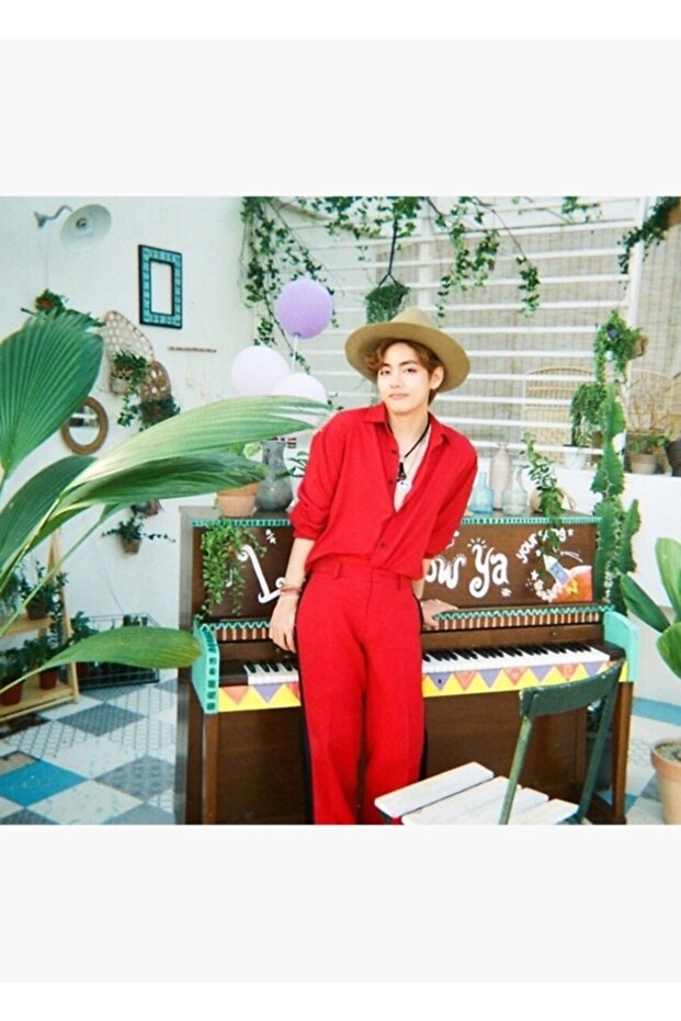 (V) Kim Taehyung Dance Authorization Table Wooden Poster Decorative Code1549
