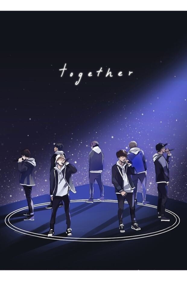 # Poster decorativ din lemn 3yearswithbts Cod3771 - 1