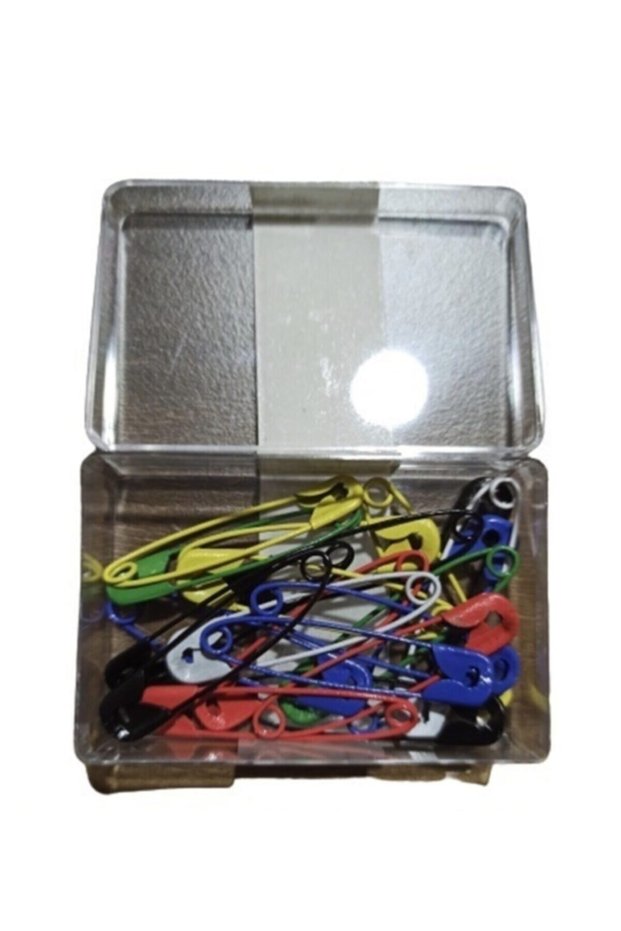 1 Piece No2 Colored Safety Pin 4 Cm 20 Pieces Fork Needle