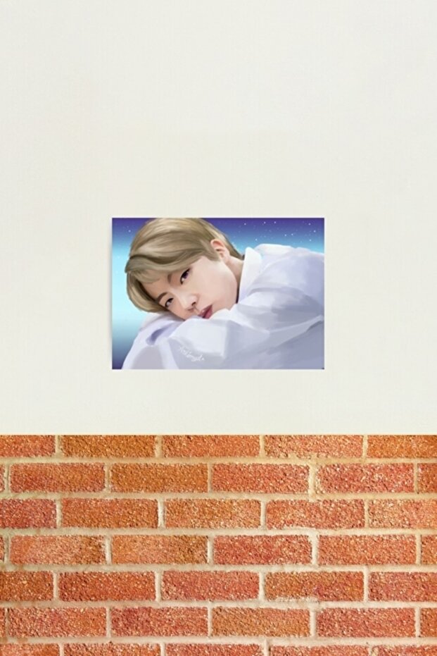 Bts Jin Table ملصق خشبي للديكور Code5474 - 2