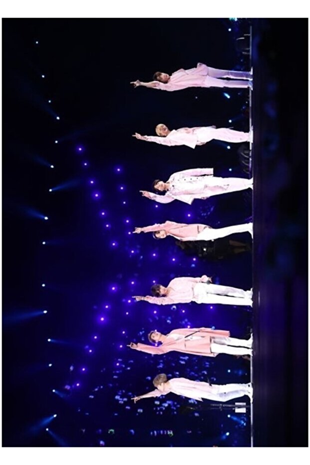 Poster decorativ din lemn Bts Tablo Cod5994 - 1