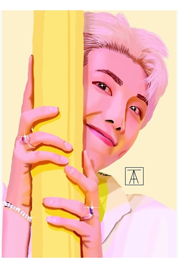 Bts Namjoon Painting Wooden Poster Decorative Code4627
