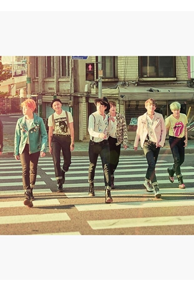 Bts ملصق اللوحة الخشبية ملصق ديكور Code4480