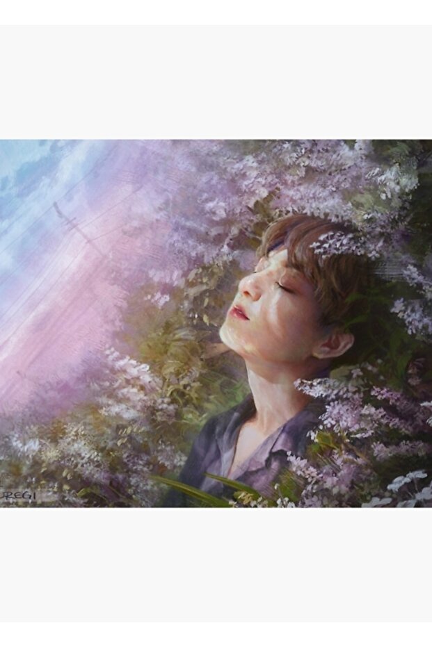 Bts Spring Jungkook لوحة خشبية ملصق ديكور Code2276