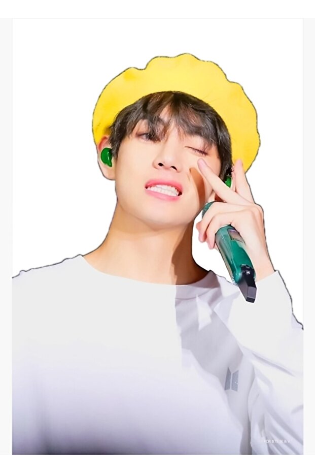 Bts V Table ملصق خشبي للديكور Code5803 - 1