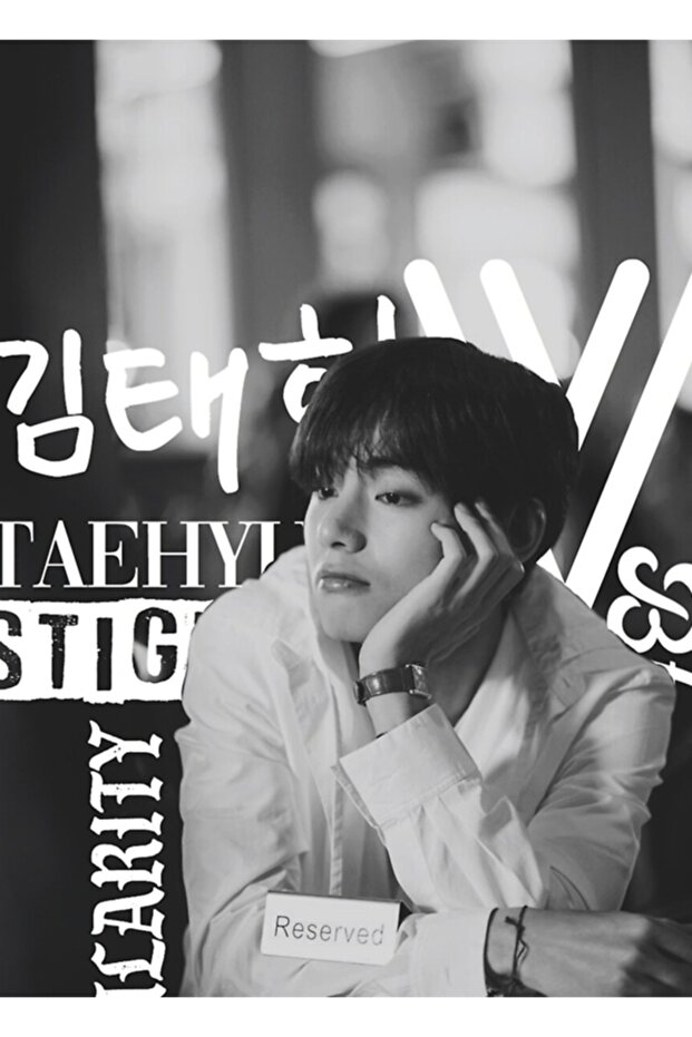 V Bts Table Wooden Poster Decorative Code5788