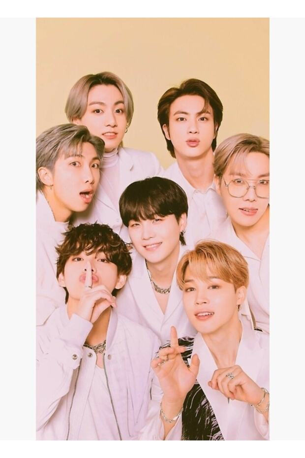 Bts Group Painting Wooden Poster Decorative Code4981