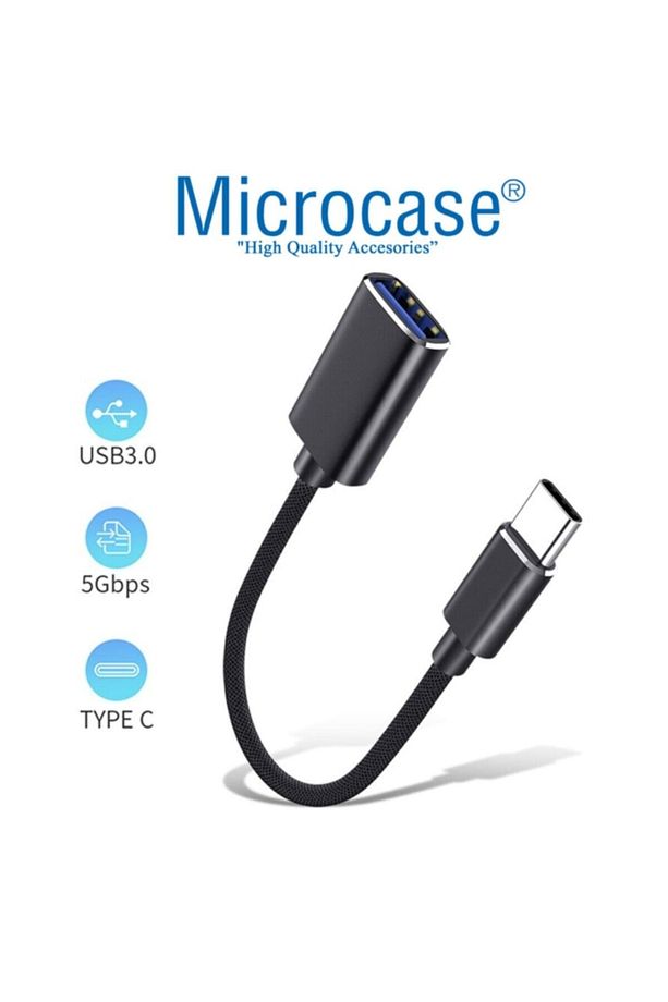 Type C Usb 3.0 Otg Adaptör - Siyah Al2599 - 2
