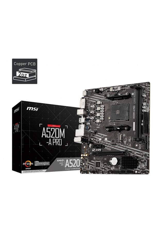 A520m-a Pro A520 2xddr4 Dvı/hdmı 1xm.2 1xglan Am4 Anakart - 4