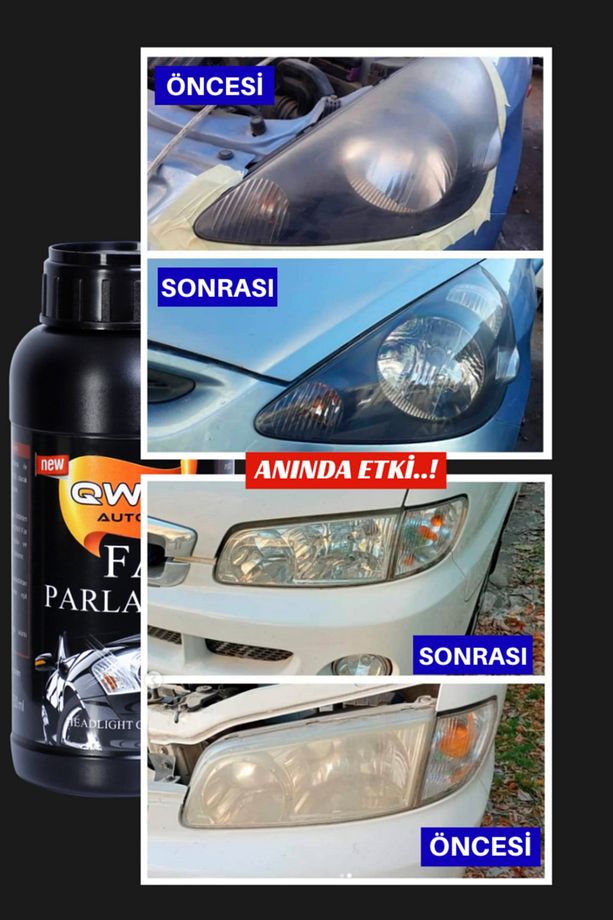 Buharlı Oto Araç Far Parlatma Ve Temizleme Kloroform Sıvısı Kimyasal Solüsyonu 400 ml - 5
