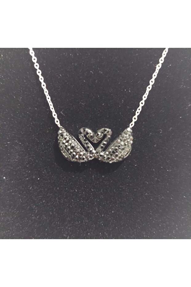 Çelik Kararmaz Kelebek Kolye Silver - 3