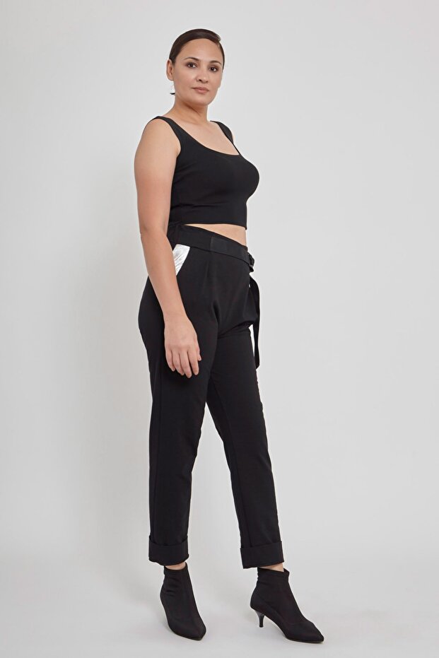 Kemerli Pantolon - 2