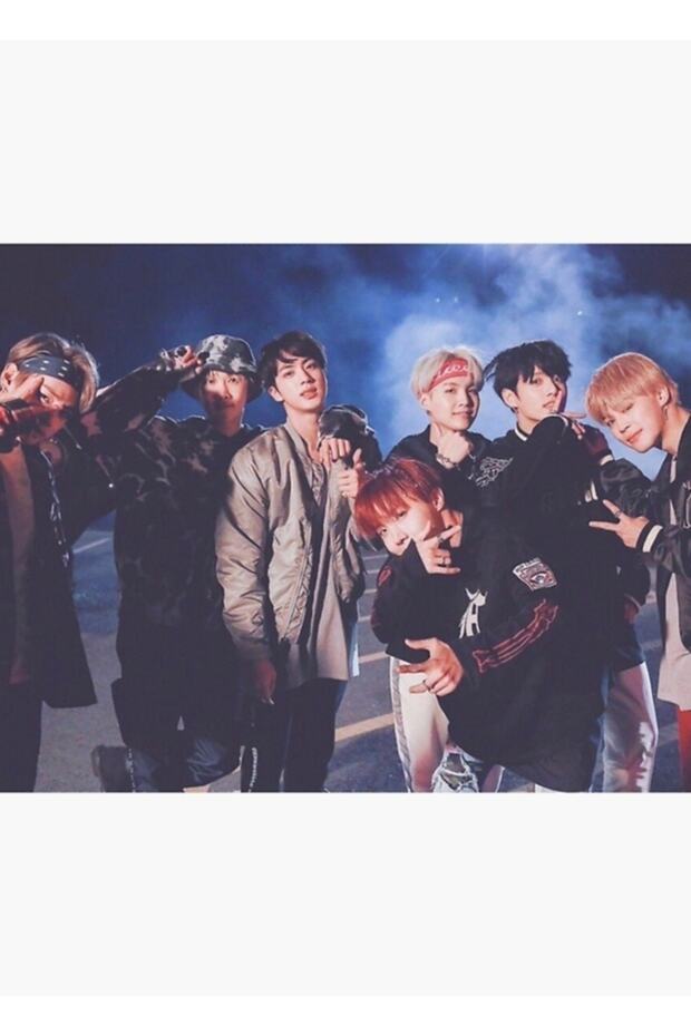 Bts-Mic Drop Table Wooden Poster Decorative Code4292
