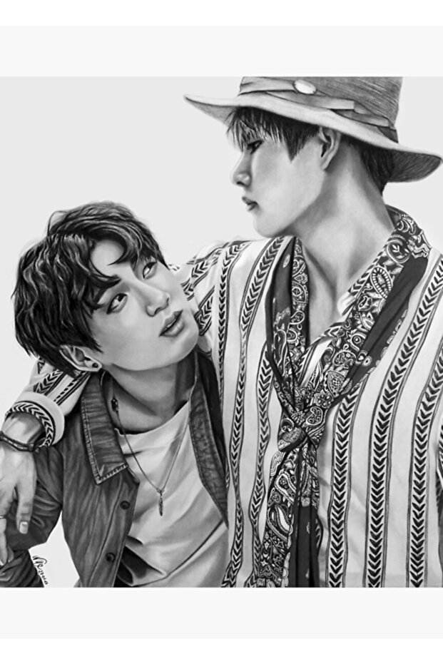 Bromance - Taehyung and Jungkook Ver. Table Wooden Poster Decorative Code607